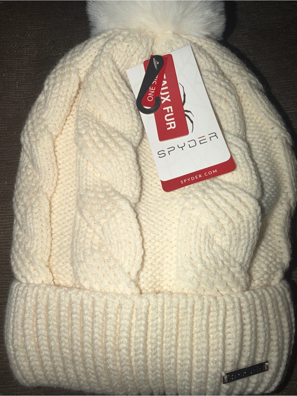 Spyder Ivory Hat Subcategory selection for image-NWT